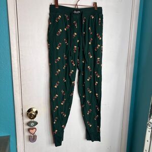 pajama jogger pants are from the Polo Ralph Lauren brand and feature an allover